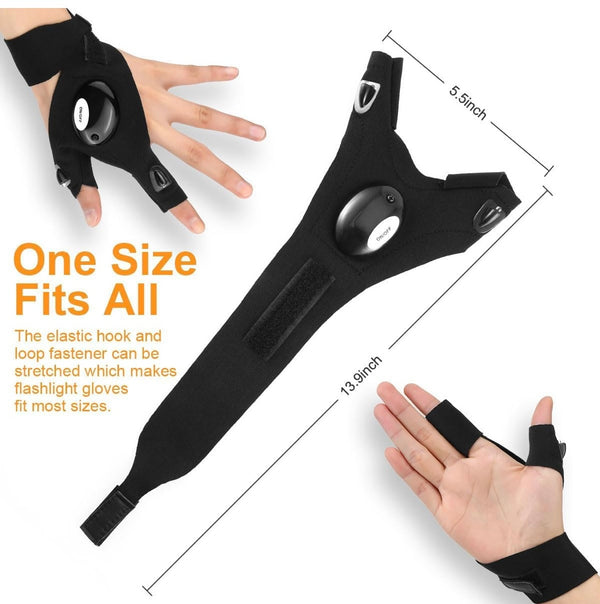 LED Flashlight Gloves