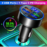 6 in 1 Car Charger