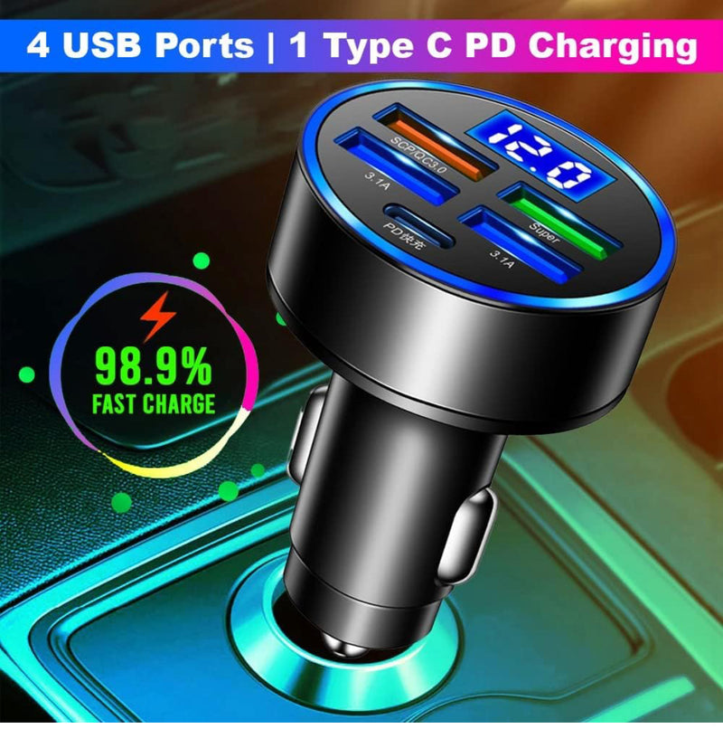 6 in 1 Car Charger