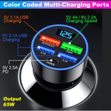 6 in 1 Car Charger