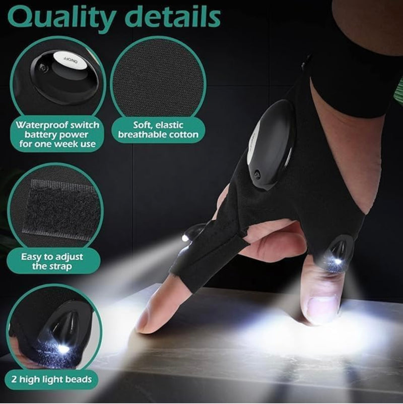 LED Flashlight Gloves