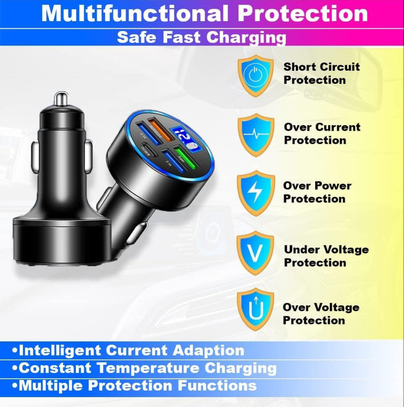 6 in 1 Car Charger